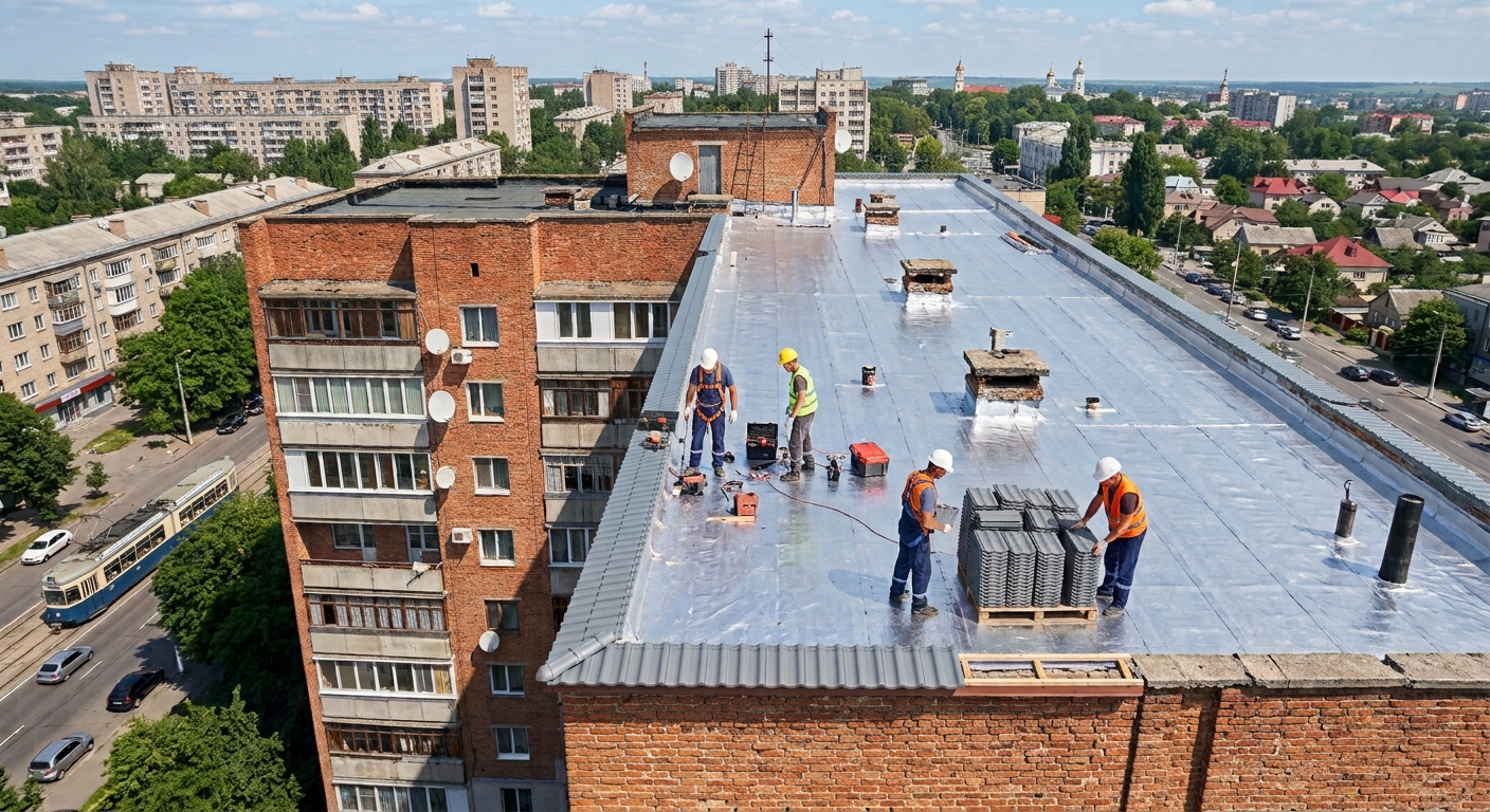 Ремонт вінницьких дахів перед опалювальним сезоном обійдеться місту у понад 21 мільйон гривень