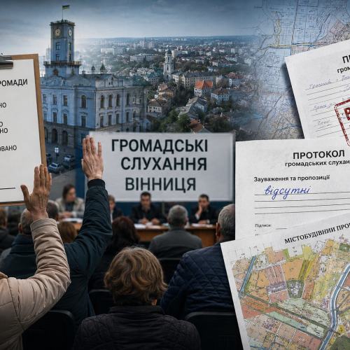 Громадські слухання у Вінниці: що змінюють голоси мешканців, міська влада не рахує